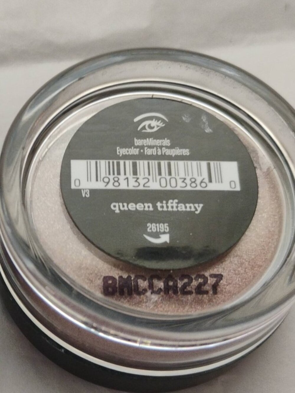 bareMinerals 'Queen Tiffany' Loose Mineral Eyecolor (Satin)- Full Size-NWT - Picture 3 of 4